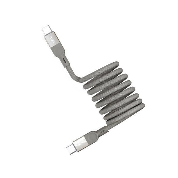 Momax Mag Link USB-C to USB-C 100W USB2.0 Magnetic Cable 1m - Titanium