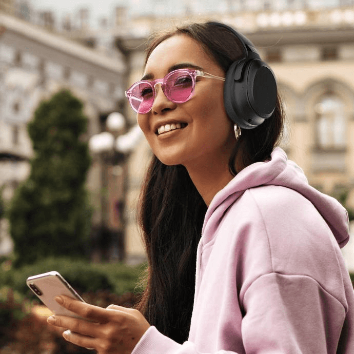 Powerology Noise Cancellation Headphones - Black - Tech Goods
