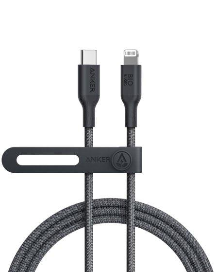 Anker 542 USB-C to Lightning (Bio-Nylon) (0.9m/3ft) - Black - Tech Goods