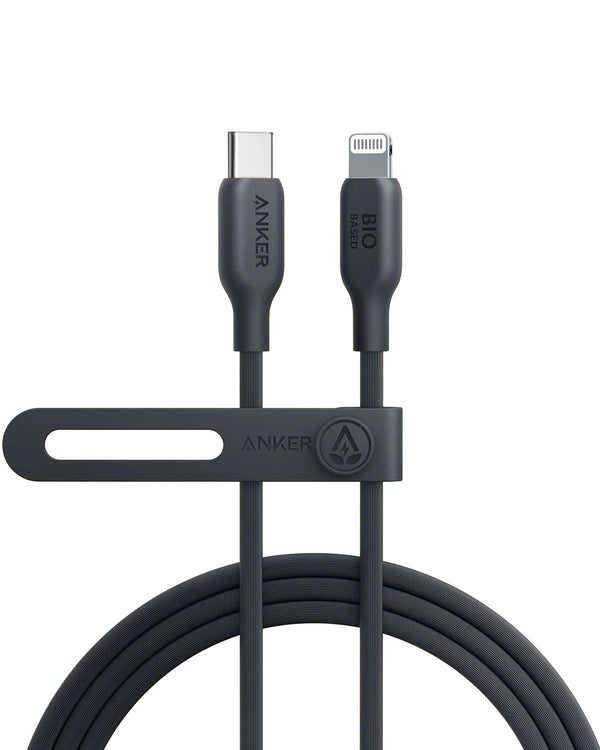 Anker 542 USB-C to Lightning Cable (Bio-Based) (1.8m/6ft) - Black - Tech Goods