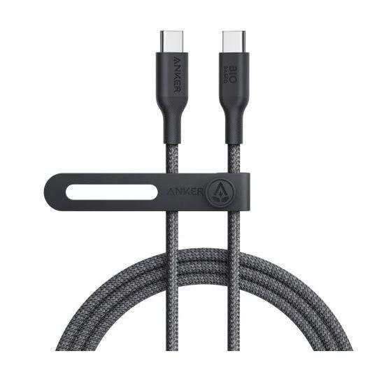 Anker 544 USB-C to USB-C Cable 140W (Bio-Nylon) (0.9m/3ft) - Black - Tech Goods
