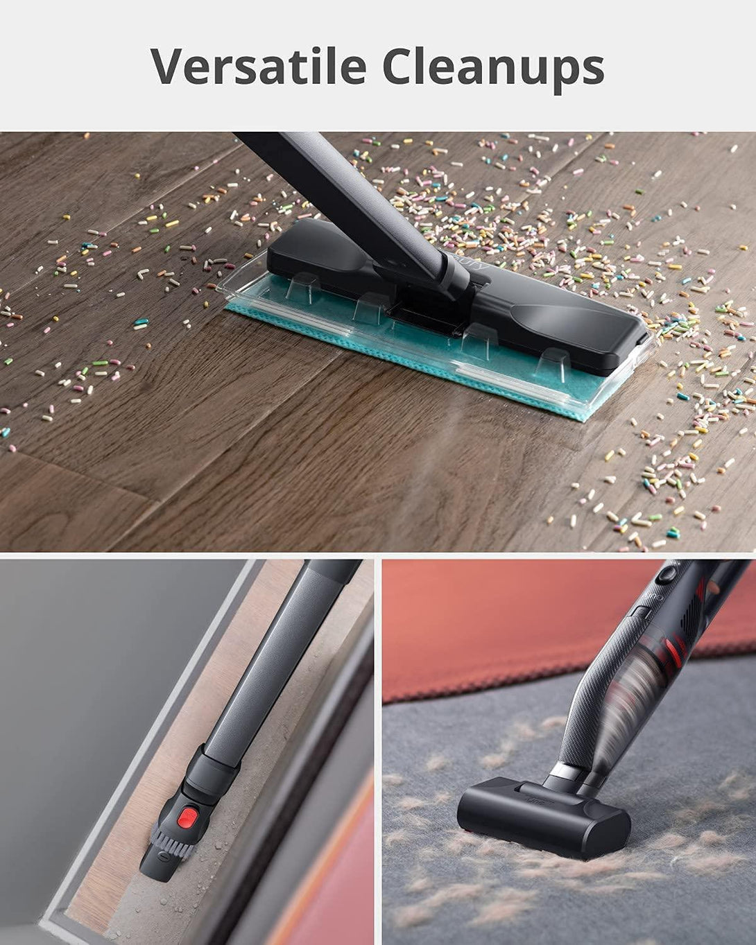 Eufy HomeVac H30 Infinity Cordless Vacuum Cleaner -Black - Tech Goods