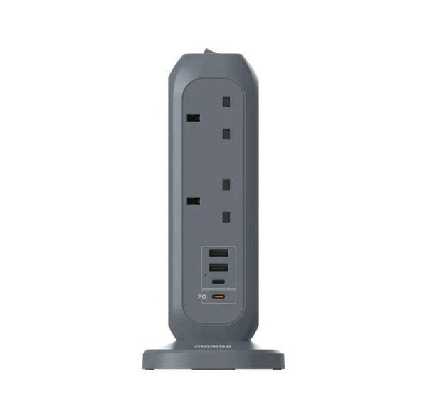 Momax OnePlug 11 Outlet Power Strip With USB - Grey - Tech Goods