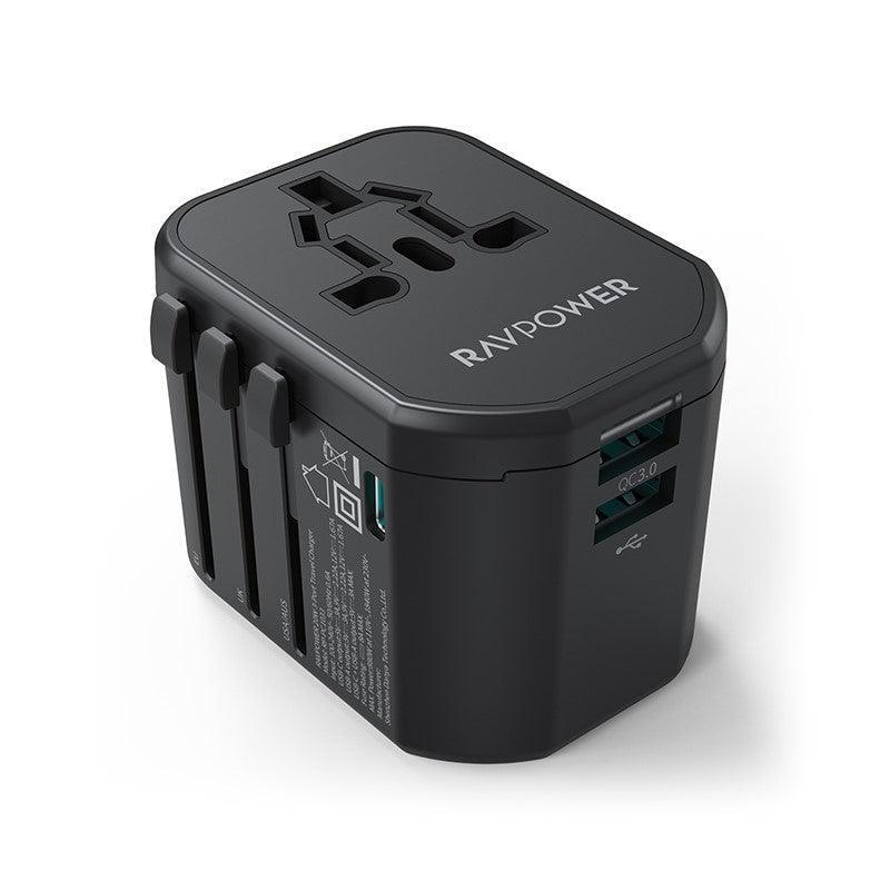 RAVPower Pioneer PD 20W 3-Port Travel Charger + Ravpower PD Pioneer 10000mAh 20W 3-Port Power Bank & Type-C Cable - Tech Goods