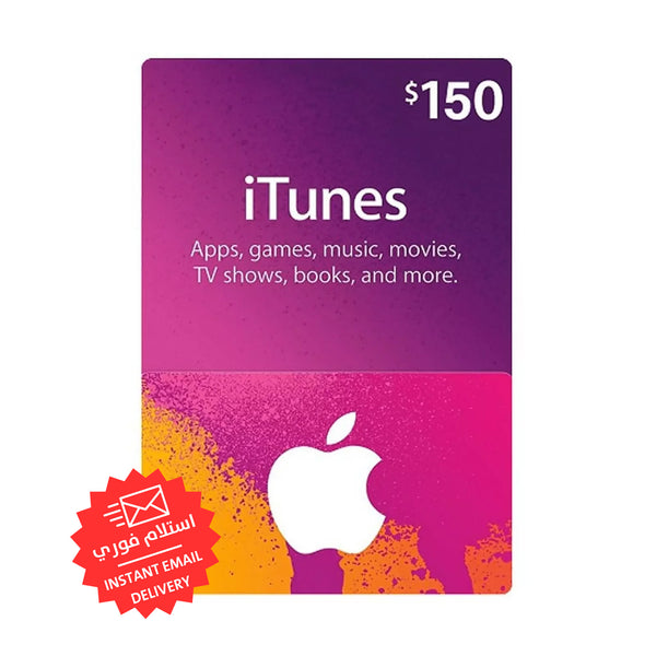 Apple iTunes Gift Card $150 - US