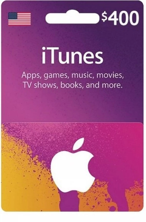 Apple iTunes Gift Card $400 - US