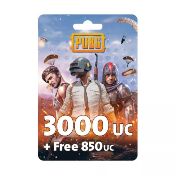 PUBG Game Point - (3000 + Free 850 UC) - $49.99