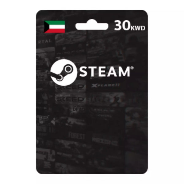 Steam Wallet Card 30 KWD