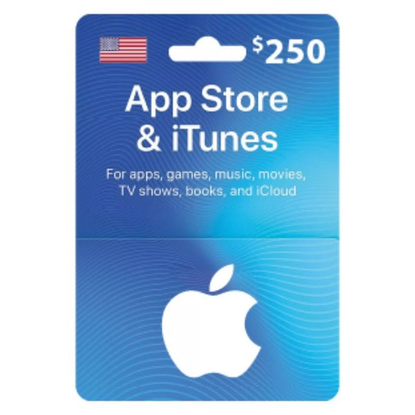 Apple iTunes Gift Card $250 - US