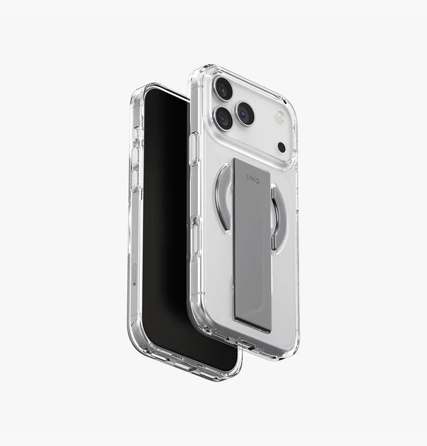 Uniq Hybrid Iphone 17 Pro Max (2025) 6.9 Magclick Charging Heldro Air - Lucent Clear