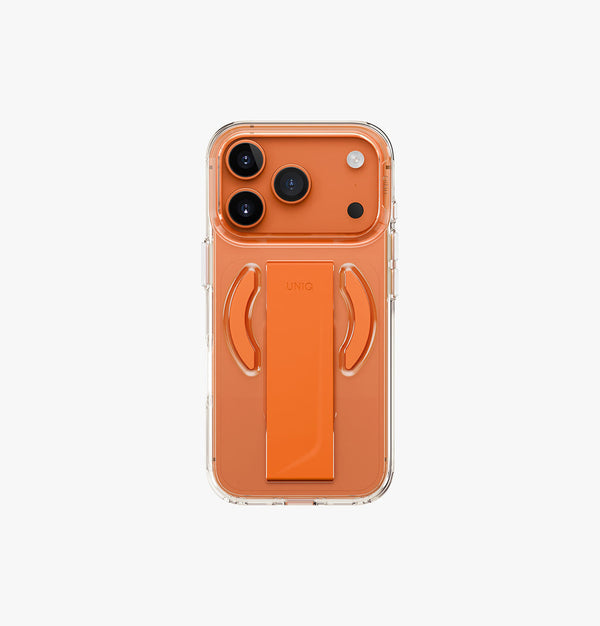 Uniq Hybrid Iphone 17 Pro (2025) 6.3 Magclick Charging Heldro Air - Volt Orange