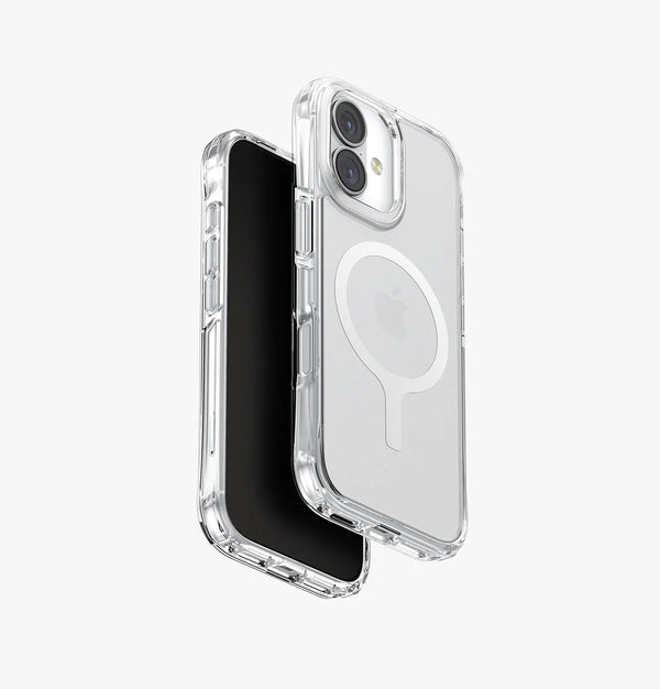 Uniq Hybrid Iphone 17 (2025) 6.3 Magclick Charging Combat - Blanc White