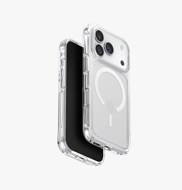 Uniq Hybrid Iphone 17 Pro (2025) 6.3 Magclick Charging Combat - Blanc White