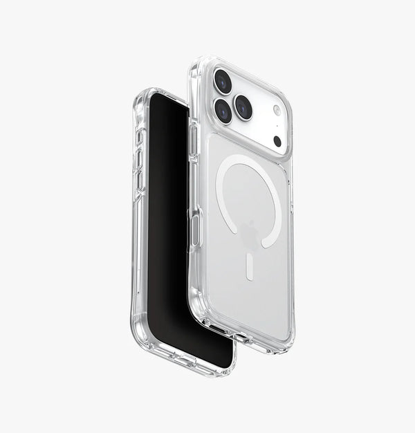 Uniq Hybrid Iphone 17 Pro Max (2025) 6.9 Magclick Charging Combat - Blanc White