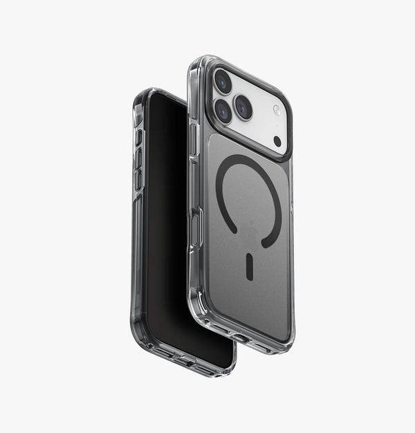 Uniq Hybrid Iphone 17 Pro Max (2025) 6.9 Magclick Charging Combat - Carbon Black