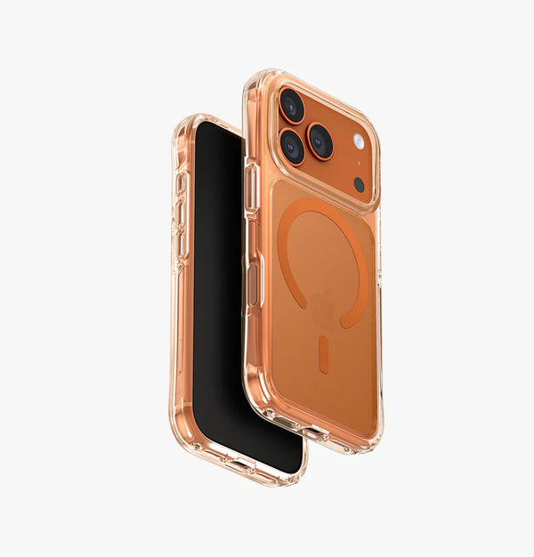 Uniq Hybrid Iphone 17 Pro (2025) 6.3 Magclick Charging Combat - Volt Orange
