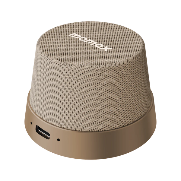 Momax Vibe GO Magnetic Wireless Speaker 2-IN-1 Sandstone - Desert Titanium