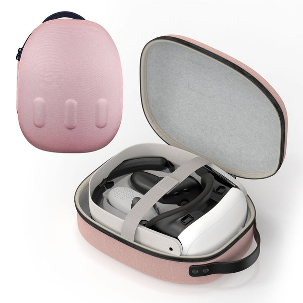 Gamax Meta Quest 3 Storage Box Carbon Fiber ( Model B ) - Pink