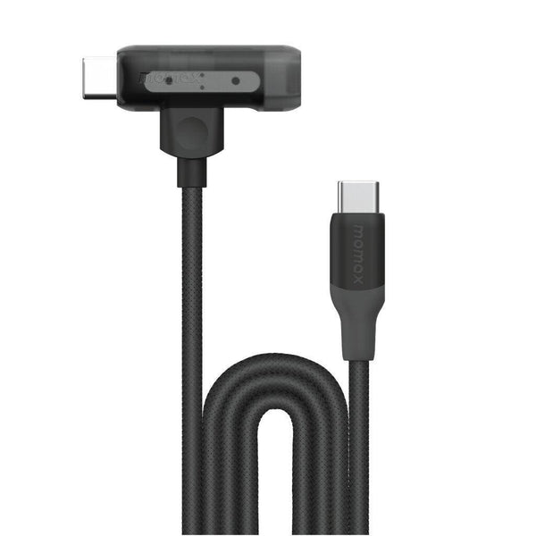 Momax Link Flow Duo 2 in 1 USB-C/Lightning Cable 1.5M - Black - Tech Goods