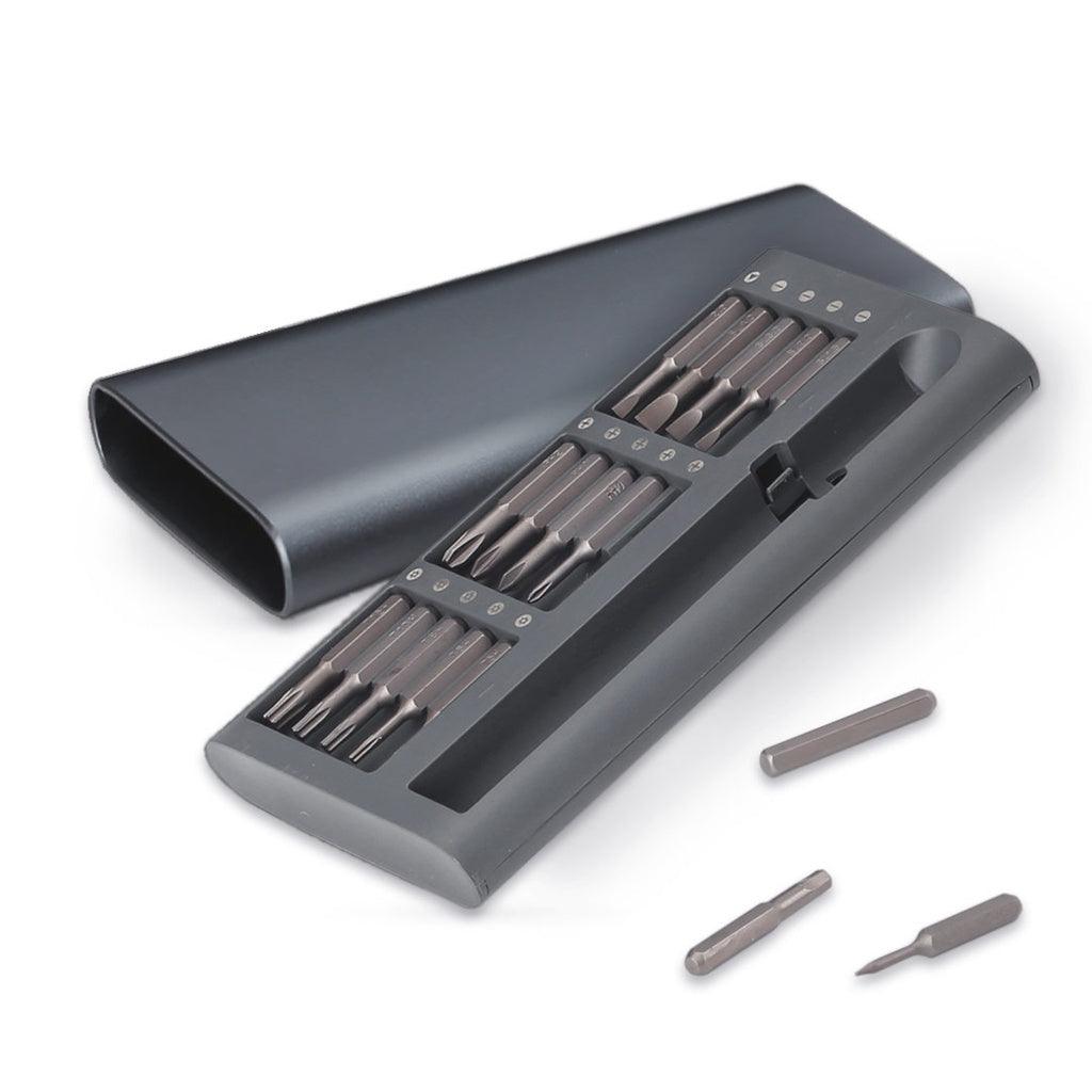 Powerology 31 in 1 Stainless Steel Screwdriver Kit - Gray - Tech Goods