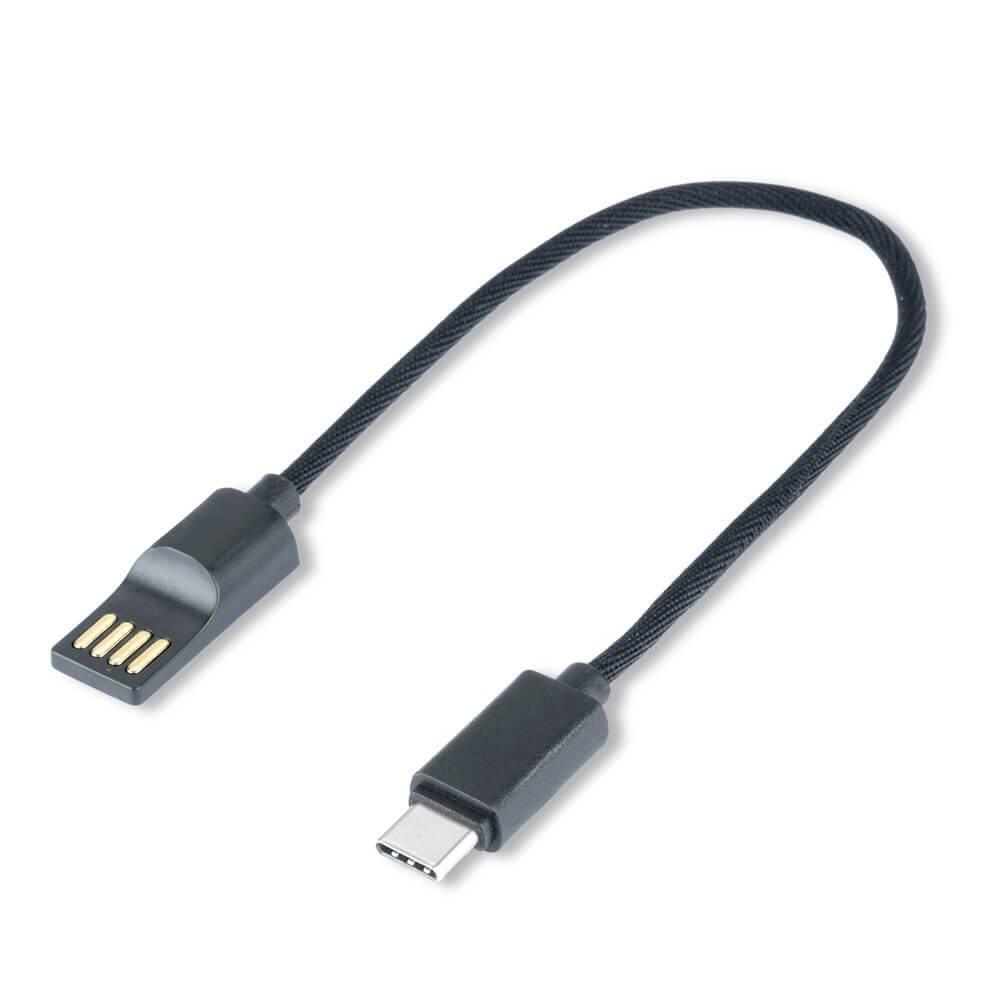 4smarts Basic USB Type-C Mini Cable Capsule - Black - Tech Goods