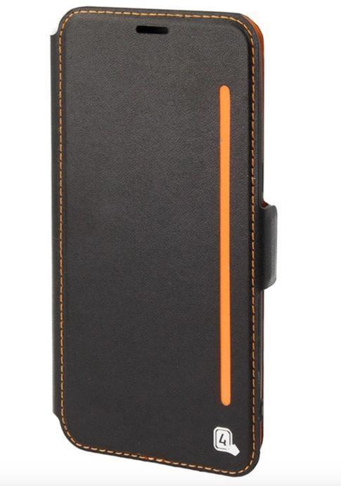 4smarts Flip Case TWO-TONE+ for iPhone X / XS Edition black/orange - Tech Goods