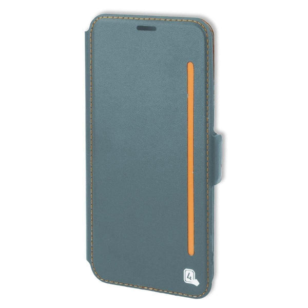 4smarts Flip Case TWO-TONE+ for iPhone X / XS Edition blue-grey/orange - Tech Goods