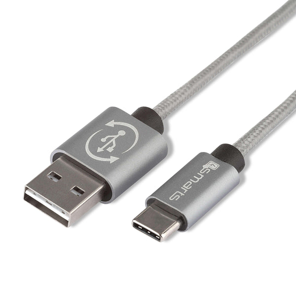4smarts RapidCord FlipPlug USB-C Data Cable 2m - Grey - Tech Goods