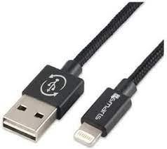 4Smarts RapidCord MFi Lightning Charge & Sync 1m Cable - Black - Tech Goods