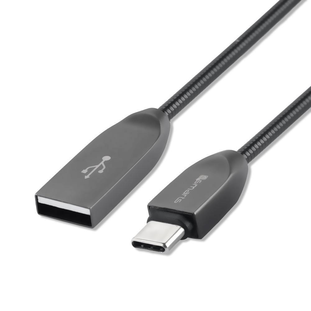 4smarts USB Type-C Data Cable FERRUMCord 1m - Black - Tech Goods