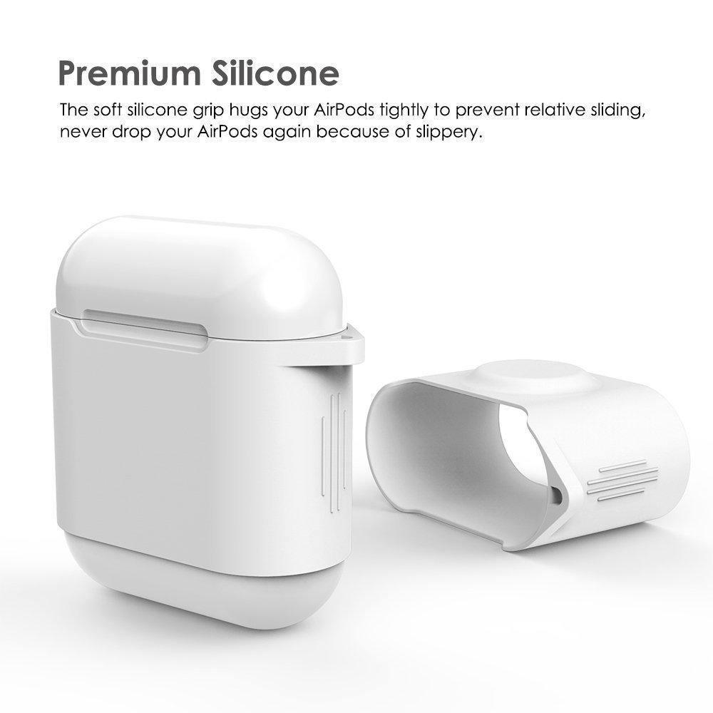 AhaStyle AirPods Magnetic Sleeve Cover Case - White - Tech Goods
