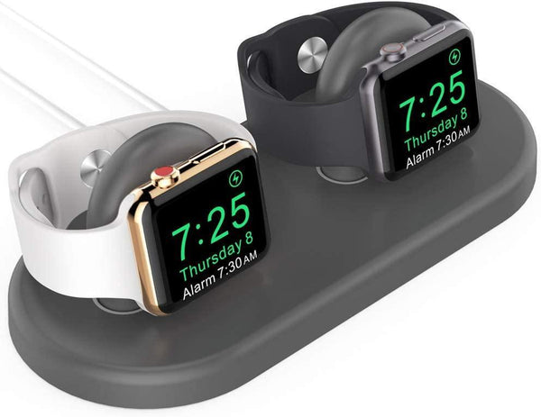 AhaStyle Dual ABS Charging Dock for Apple Watch - Grey - Tech Goods