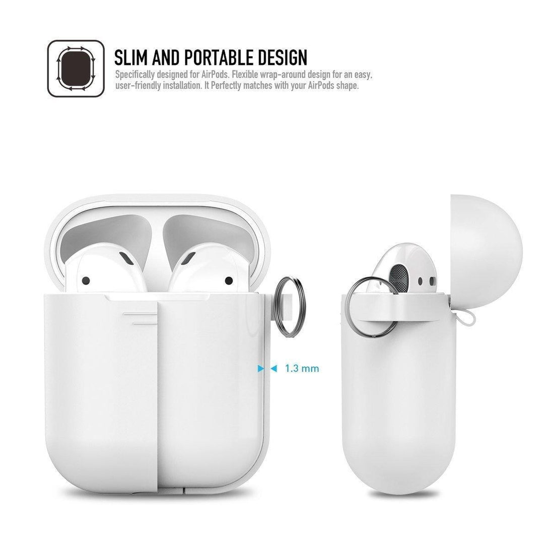 AhaStyle Full Protective Cover Portable Silicone Skin for Apple AirPods - Night Glow - Tech Goods