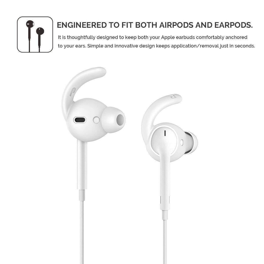 AhaStyle Hooks and Covers for Apple AirPods - Large & Small - Clear - Tech Goods