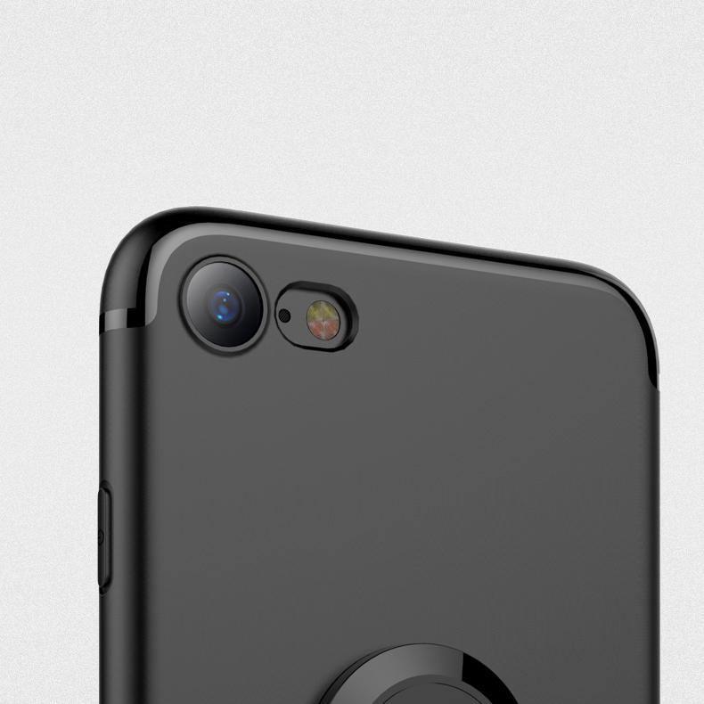 AhaStyle iPhone 7 plus case with grip ring holder - Black - Tech Goods