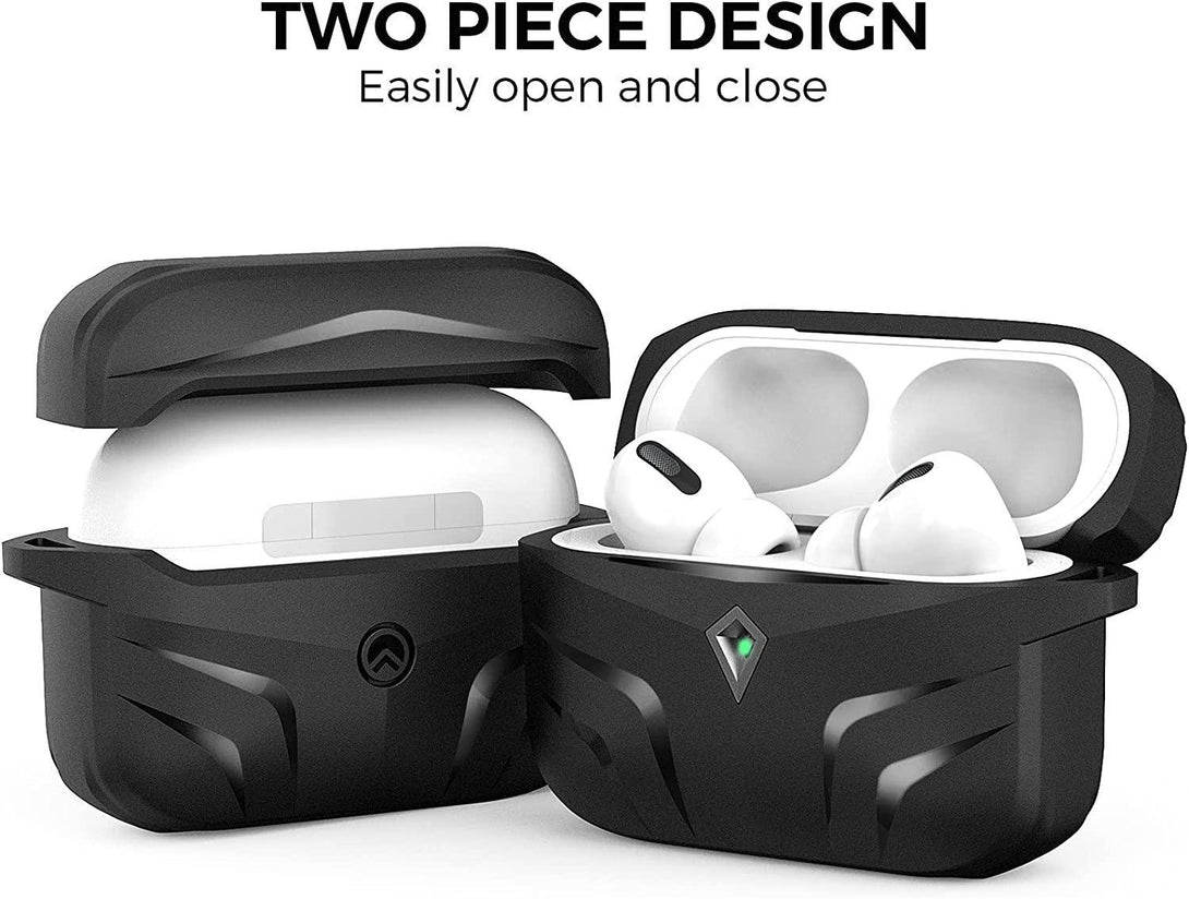 AhaStyle Premium TPU Case for AirPods Pro and Pro 2 - Black - Tech Goods