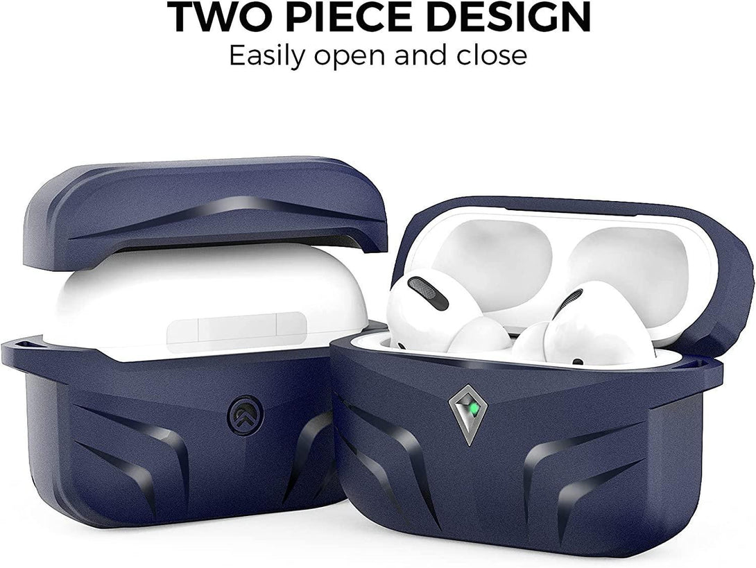 AhaStyle Premium TPU Case for AirPods Pro and Pro 2 - Midnight Blue - Tech Goods