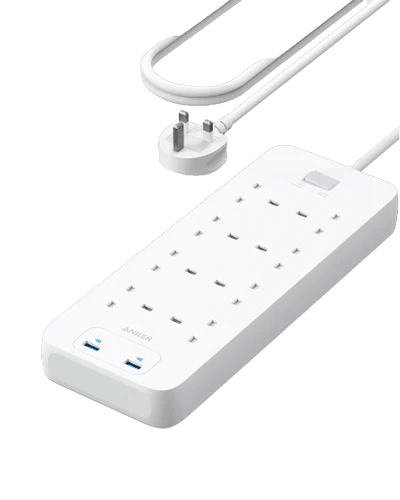 Anker 342 USB Power Strip 8 in 1 - White - Tech Goods