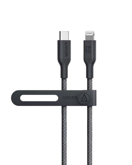 Anker 542 USB-C to Lightning (Bio-Nylon) (0.9m/3ft) - Black - Tech Goods
