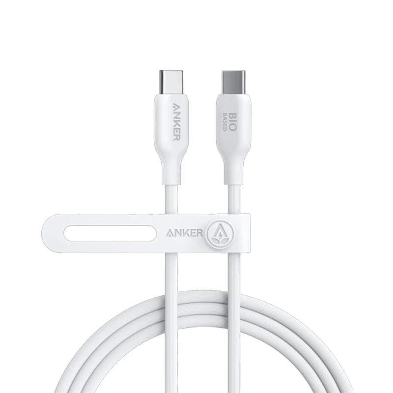 Anker 544 USB-C to USB-C Cable 140W (Bio-Based) (0.9m/3ft) - White - Tech Goods