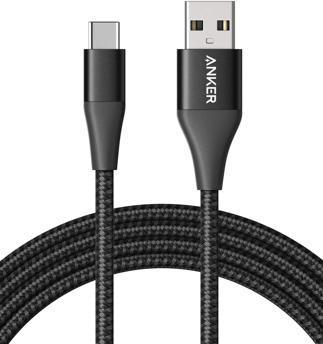 Anker PowerLine+ II USB-C to USB-A (0.9m/3ft) - Black - Tech Goods