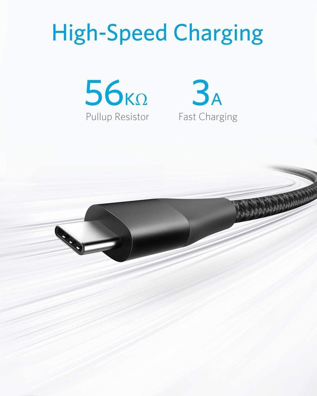 Anker PowerLine+ II USB-C to USB-A (1.8m/6ft) - Black - Tech Goods