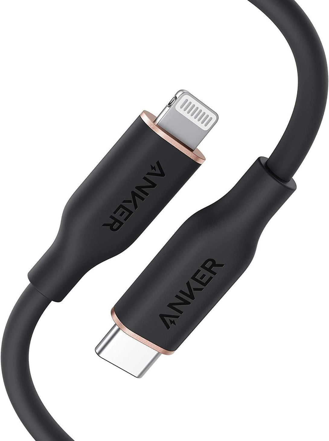 Anker PowerLine III Flow USB-C to Lightning Cable (3ft/0.9m) – Midnight Black - Tech Goods