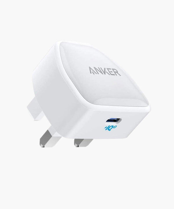 Anker PowerPort III Nano 20W Ultra-Compact Phone & Tablet Charger – White - Tech Goods