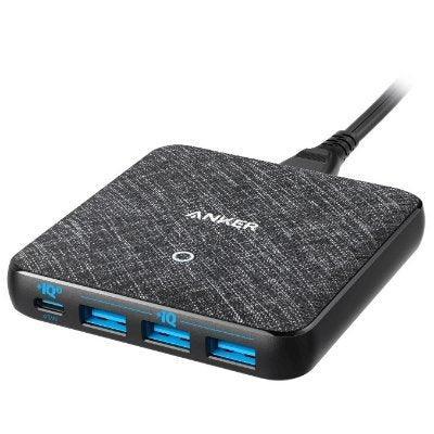 Anker PowerPort PD+ 4 -Black Fabric 65W - Tech Goods