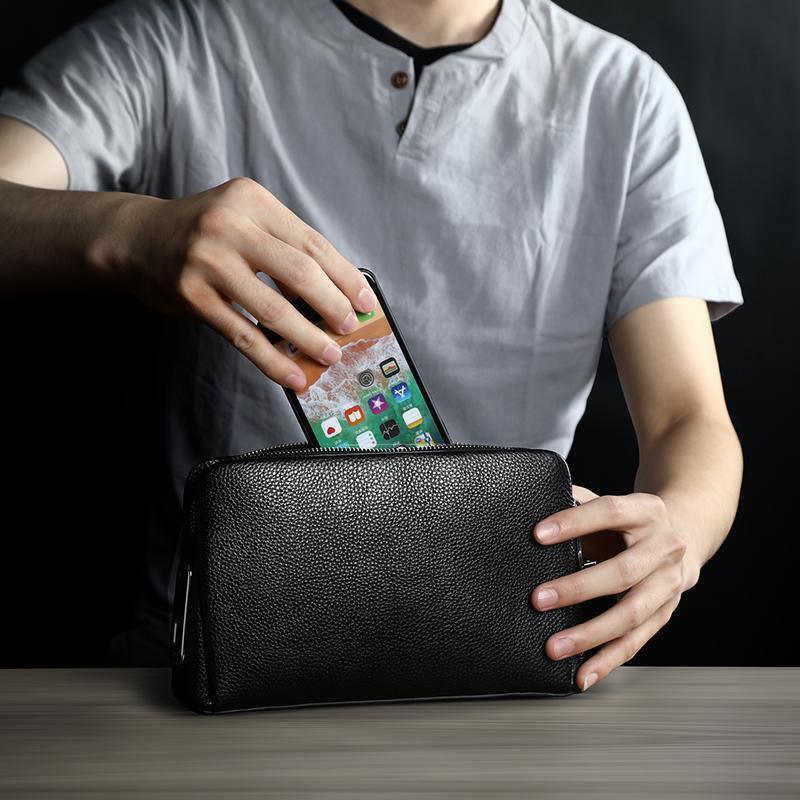 BUBM unique anti theft fingerprint clutch handbags with app - Tech Goods