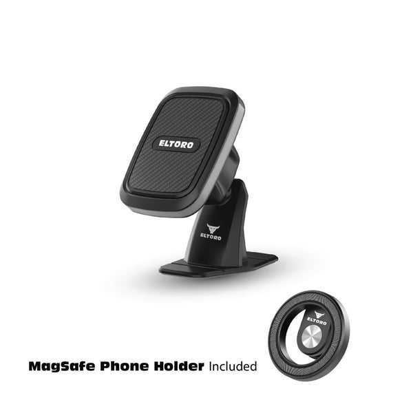 Eltoro Magnetic Dashboard Mount with MagSafe Phone Holder - Black - Tech Goods