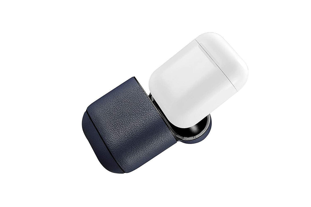 ICARER Airpods Nappa Leather Protective Case Cover - Blue - Tech Goods