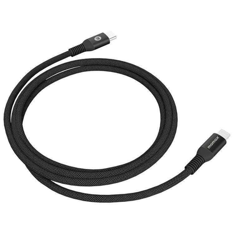 Momax Elite Link USB-C to Lightning Cable 1.2M - Black - Tech Goods