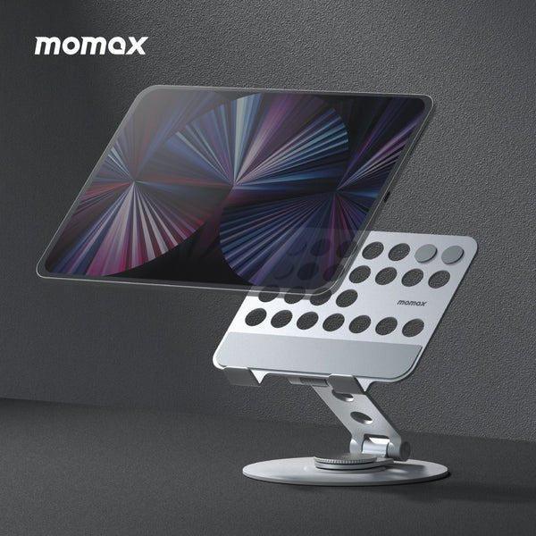Momax Fold Stand Mila RotataBle TaBlet Stand - Silver - Tech Goods